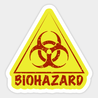 Biohazard Sticker